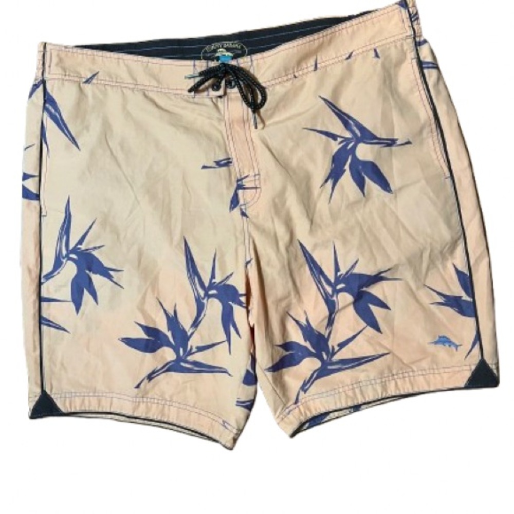 Tommy Bahama Relax Board Shorts Swimming Trunks with Tropical Design Size XXL